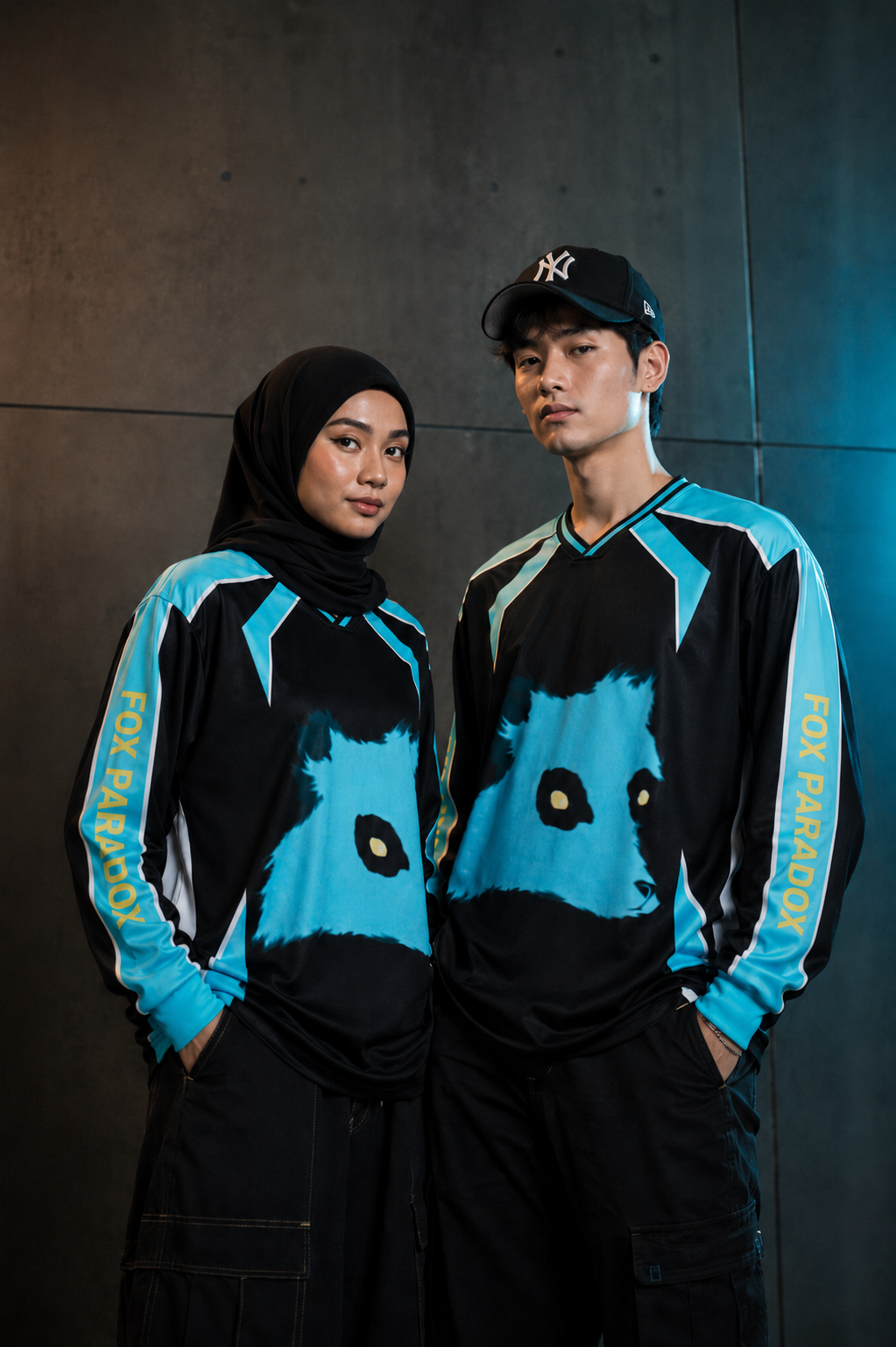 “OG Fox” Oversized Long Sleeve Jersey - Unisex