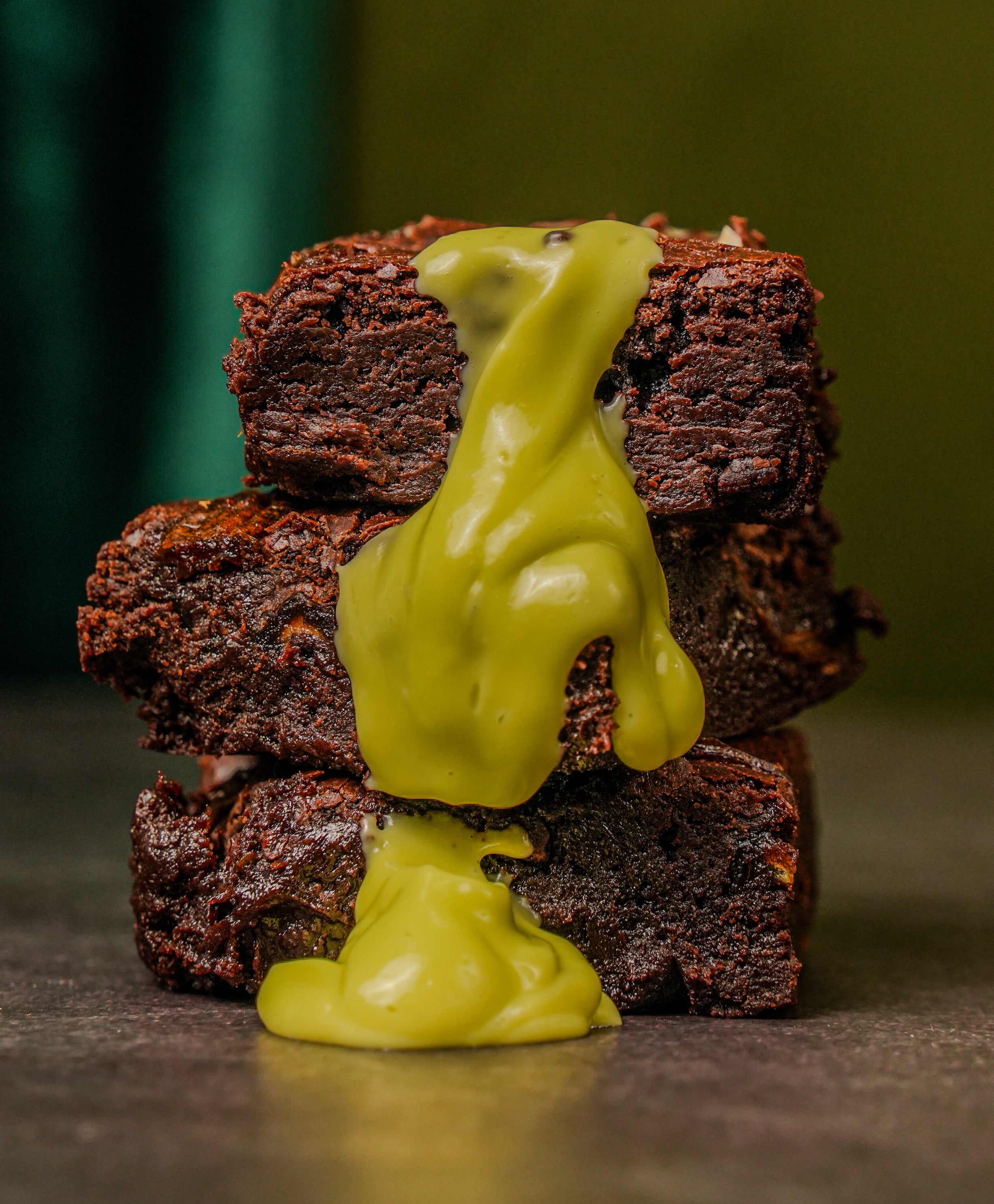 Premium Date Brownie Raya Gift Box styled for Ramadhan and Hari Raya