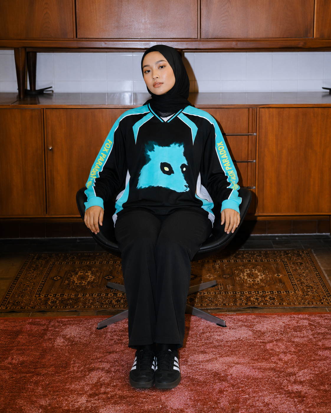 “OG Fox” Oversized Long Sleeve Jersey - Unisex