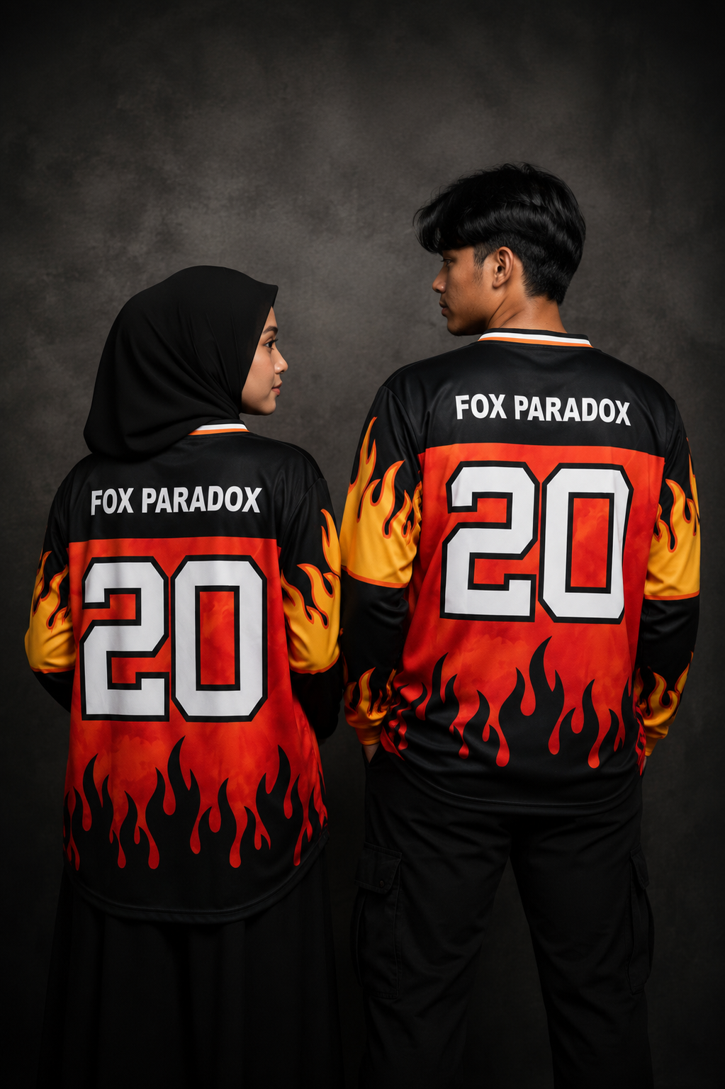 “On Fire” Oversized Long Sleeve Jersey - Unisex