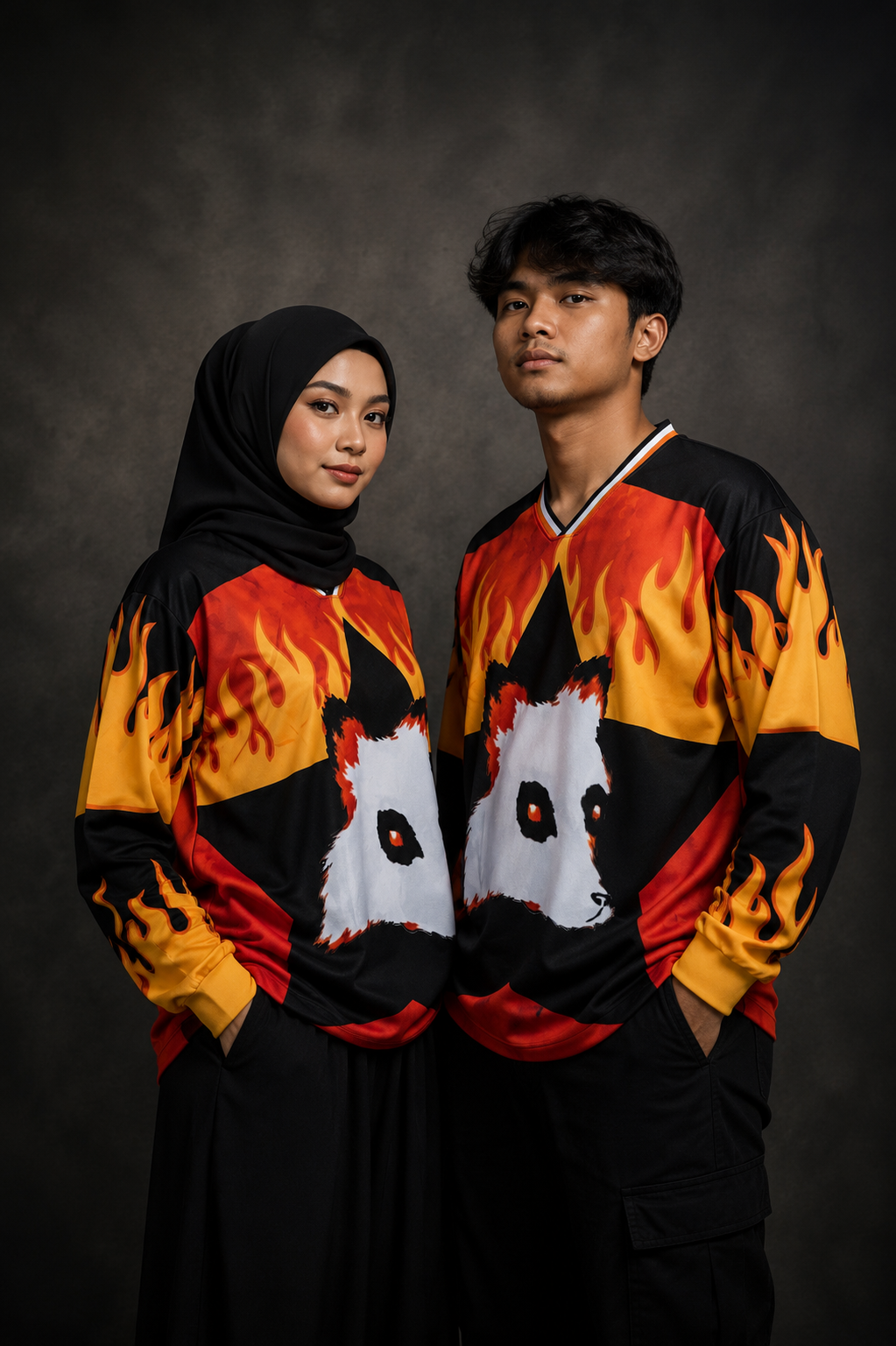 “On Fire” Oversized Long Sleeve Jersey - Unisex