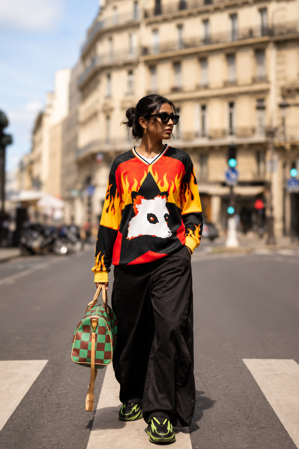 “On Fire” Oversized Long Sleeve Jersey - Unisex